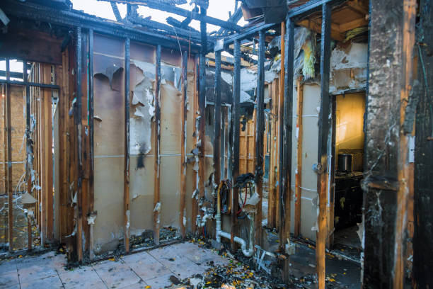 Professional Fire Damage Assessment technician working in Englewood, OH